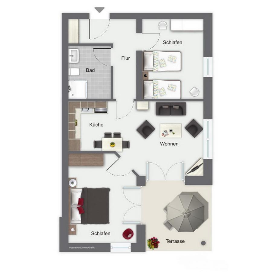 Duenenblick Wohnung 21 Boltenhagen  Bagian luar foto
